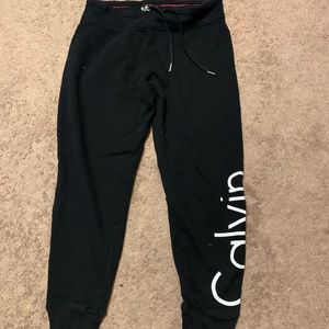 Calvin Klein Black Joggers(Size: M)